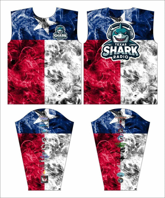 Texas Shark Radio Flag Shirt