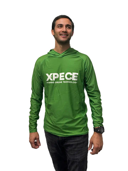 Xpece High Performance Shirt Hoodie UPF 50 Sun Protection Moisture Wicking